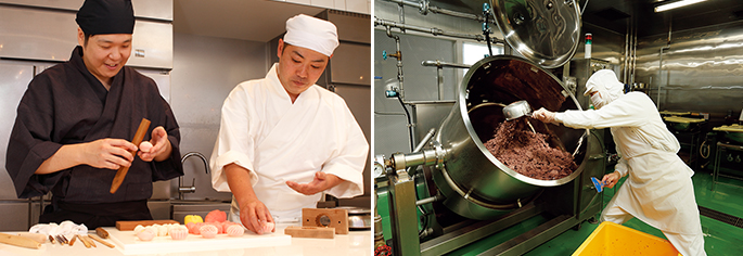 春華堂の職人たちの技術の粋を集めて開発しました。