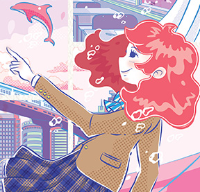 デザイン女の子