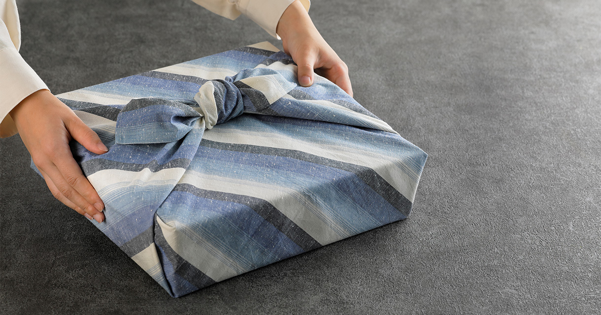 風呂敷　花桃（小）