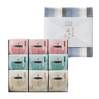 きづつみだしゆのこ 9食・風呂敷富士（大）