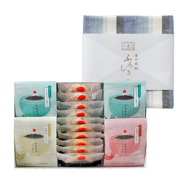 きづつみだしゆのこ 4食・風呂敷富士(小)