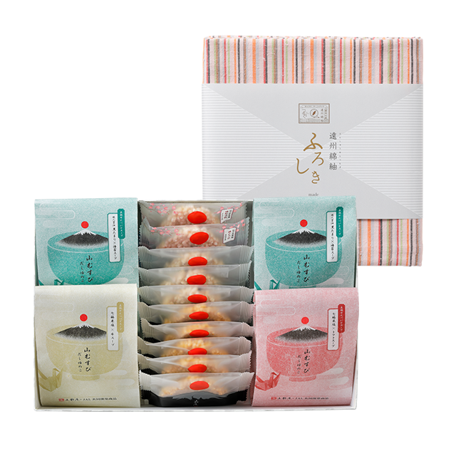 きづつみだしゆのこ 4食・風呂敷花桃(小)