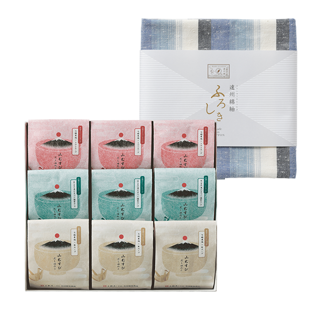 きづつみだしゆのこ 9食・風呂敷富士（大）