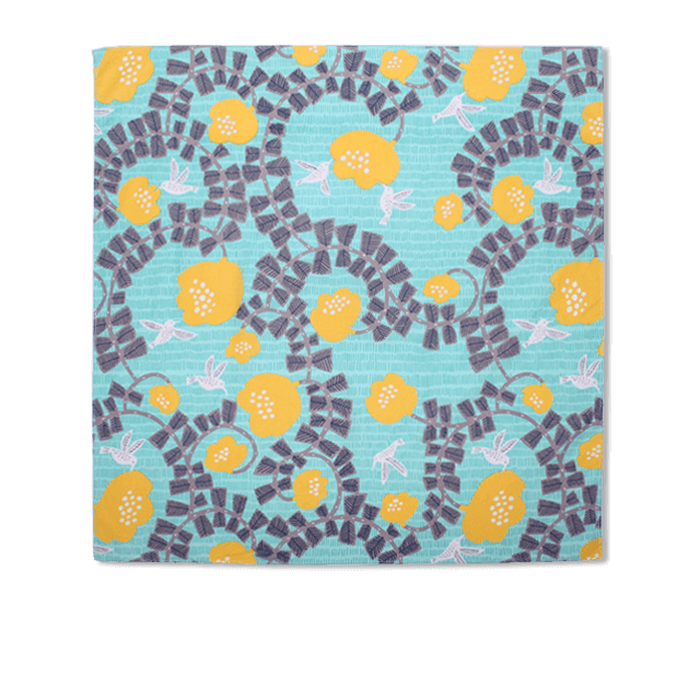 風呂敷 ハチドリ グリーン｜和菓子通販は五穀屋,おもたせ贈答進物に