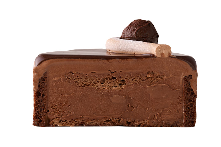 xmasチョコ断面写真