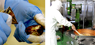 職人が手作りする栗むし羊羹,羊羹,栗,栗蒸し羊羹