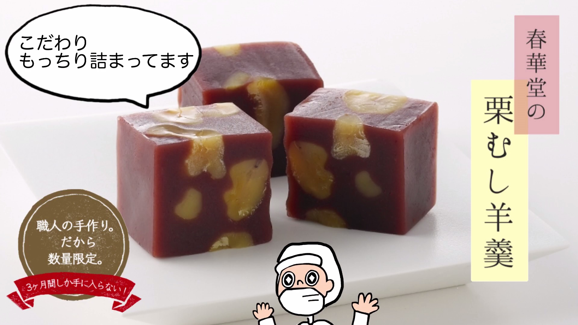 春華堂オンラインショップ 栗むし羊羹