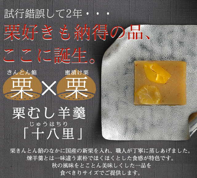 春華堂オンラインショップ 十八里